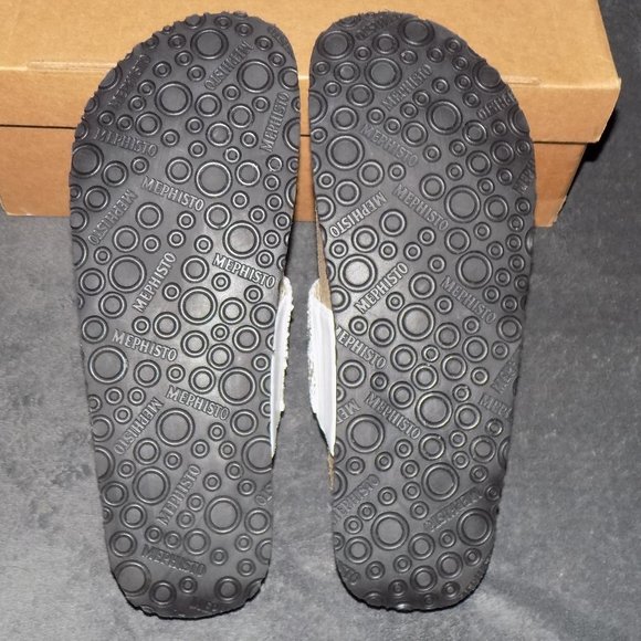 Mephisto White and Brown Sandals - Picture 4 of 14